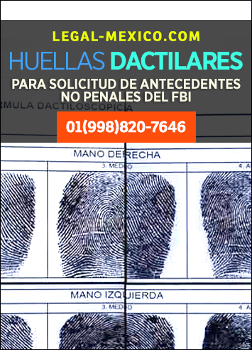Toma de huellas digitales o dactilares para la solicitud de antecedentes no penales en el formato FD-258 del FBI