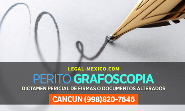 Perito en Grafoscopía