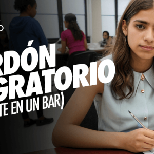 Perdón Migratorio, Incidente en un Bar