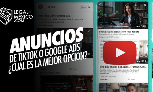 Anuncios de TikTok y Google para Abogados