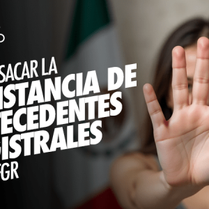 Constancia de Datos Registrales de la FGR