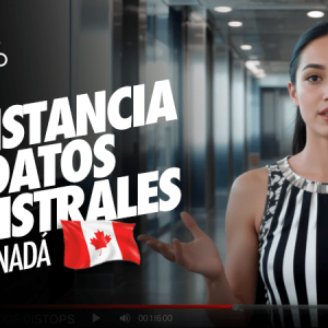 Constancia de Datos Registrales para Canadá