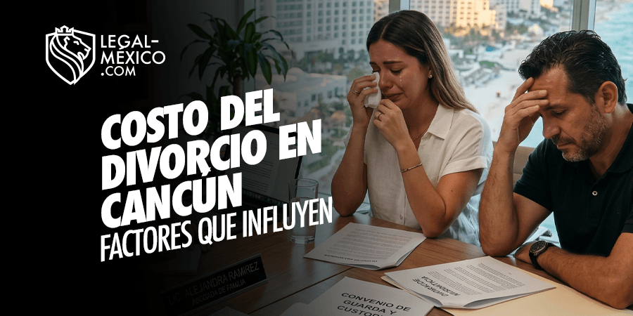 Costo del divorcio en Cancún. Qué factores influyen en el precio y cómo afectan custodia, pensión y violencia familiar.