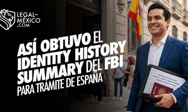Identity History Summary del FBI para España