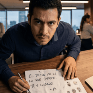 Una nota anónima sembró la desconfianza en una oficina