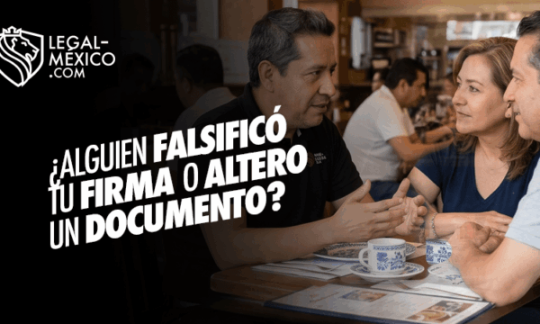 Alguien falsificó su firma o alteró un documento
